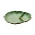 PRATO DECORATIVO DE CERÂMICA BANANA LEAF VERDE 26,5x20x4cm - Imagem 1
