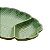 PRATO DECORATIVO DE CERÂMICA BANANA LEAF VERDE 26,5x20x4cm - Imagem 4