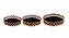 KIT BANDEJA COBRE EM MET C ESP PR - 3 PCS - Imagem 3