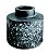 VASO PRETO EM CIMENTO - Imagem 1