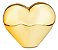 CORACAO  DOURADO EM CERAMICA - Imagem 1
