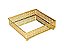 KIT BANDEJA DOURADA EM METAL COM ESPELHO - 2 PCS - Imagem 2