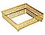 KIT BANDEJA DOURADA EM METAL COM ESPELHO - 2 PCS - Imagem 4