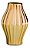 VASO DOURADO EM CERAMICA - Imagem 1