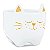 CACHEPOT GATO EM CERAMICA - Imagem 1