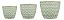 KIT CACHEPOT OFF WHITE EM CERAMICA - 2 PCS - Imagem 5