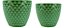 KIT CACHEPOT VERDE EM CERAMICA - 2 PCS - Imagem 6