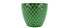 KIT CACHEPOT VERDE EM CERAMICA - 2 PCS - Imagem 1