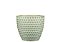 KIT CACHEPOT OFF WHITE EM CERAMICA - 3 PCS - Imagem 2