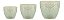 KIT CACHEPOT OFF WHITE EM CERAMICA - 3 PCS - Imagem 5