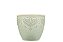 KIT CACHEPOT OFF WHITE EM CERAMICA - 3 PCS - Imagem 1