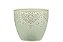 KIT CACHEPOT OFF WHITE EM CERAMICA - 3 PCS - Imagem 4