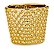 CACHEPOT DOURADO EM CERAMICA - Imagem 1