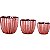 KIT CACHEPOT ROSE GOLD EM CERAMICA - 3 PCS - Imagem 5