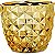 KIT CACHEPOT DOURADO EM CERAMICA - 3 PCS - Imagem 3