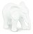 ELEFANTE BRANCO EM CERAMICA - Imagem 1