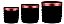 KIT CACHEPOT PRETO EM CIMENTO - 3PCS - Imagem 6