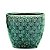 KIT CACHEPOT VERDE EM CERAMICA - 3 PCS - Imagem 3