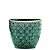KIT CACHEPOT VERDE EM CERAMICA - 3 PCS - Imagem 2