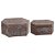 CONJ. DE CAIXAS DE MADEIRA - 2PCS G: 20CM X 13CM X 9CM P: 16 - Imagem 1