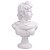 BUSTO DECORATIVO DE RESINA BRANCO 21CM X 16,5CM X 45CM - Imagem 1