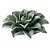 PECA DECORATIVA DE CERAMICA - FLOR VERDE 14,7CM X 14,7CM X 5 - Imagem 1