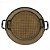 CONJ. DE BANDEJAS DE TRELICA COM METAL - 2PCS G:46CM X 40CM - Imagem 1