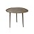 MESA LATERAL DE ALUMINIO BRONZE ENVELHECIDO - Imagem 1