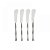 CONJDE ESPATULAS DE ACO INOXIDAVEL  4PCS - Imagem 1