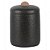 POTE DE CERAMICA PRETO COM O PUXADOR TERRACOTA - Imagem 1