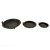 CONJ. DE CENTRO DE MESA DE METAL COM PASSARINHO - 3PCS G:30C - Imagem 1