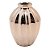 VASO DE CERAMICA DOURADO 8CM X 8CM X 11CM - Imagem 1
