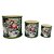 CJ DE CACHEPOTS DE CERAMICA FLAMINGO  3 PCS  13CM X 13,5CM - Imagem 1