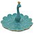 MINI PRATO DECORATIVO DE CERAMICA PAVAO 11,5CM X 9CM - Imagem 1