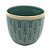 VASO EM CERAMICA VERDE E AREIA 13,5CM X 13,5CM X 12CM - Imagem 1