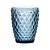 CJ DE COPOS DE VIDRO AZUL  6 PCS 8CM X 10CM  256ML - Imagem 1