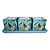 CJ DE CACHEPOTS DE CERAMICA  3 PCS 26CM X 9,5CM X 8,8CM - Imagem 1
