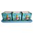 CJ DE CACHEPOTS DE CERAMICA  3 PCS 26CM X 9,5CM X 8,8CM - Imagem 1
