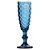 CJ TACASS DE CHAMPAGNE DE VIDRO AZUL  6 PCS 5,8CM X 19,8CM - Imagem 1