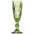 CJ TACAS DE CHAMPAGNE DE VIDRO VERDE  6 PCS 5,8CM X 19,8CM - Imagem 1
