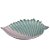 TRAVESSA DE CERAMICA COM FORMATO DE CONCHA DO MAR 18CM X 16C - Imagem 1