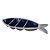 PETISQUEIRA DE CERAMICA COM FORMATO DE PEIXE COM 3 DIVISO´RI - Imagem 1