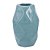 MINI VASO DE CERAMICA  AZUL TURQUESA 7,5CM X 7,5CM X 12CM - Imagem 1