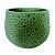 VASO DECORATIVO DE CERAMICA VERDE15CM X 15CM X 11CM - Imagem 1