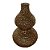 VASO DECORATIVO DE CERAMICA - DOURADO10CM X 10CM X 15CM - Imagem 1