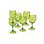 CONJUNTO DE TACAS ACRILICO VERDE 6 PCS PEQUENO - Imagem 1