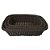 CONJ. DE CESTOS EM FIBRA SINTETICA MARROM  3 PCS G  30CM X 2 - Imagem 1