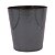 VASO DECORATIVO EM PLASTICO CINZA 16,5CM X 12,5CM X 17CM - Imagem 1