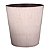 VASO DECORATIVO EM PLASTICO BRANCO 16,5CM X 12,5CM X 17CM - Imagem 1
