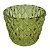CJ DE CASTICAIS DE VIDRO VERDE OLIVA  4PCS 7,5CM X 6CM - Imagem 1